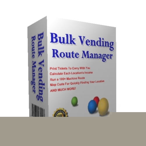 Bulk vending machine business route manager cd