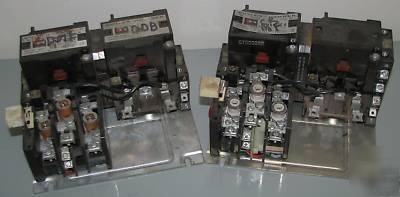 Cutler hammer nema size 1 & 0 reversing motor starters