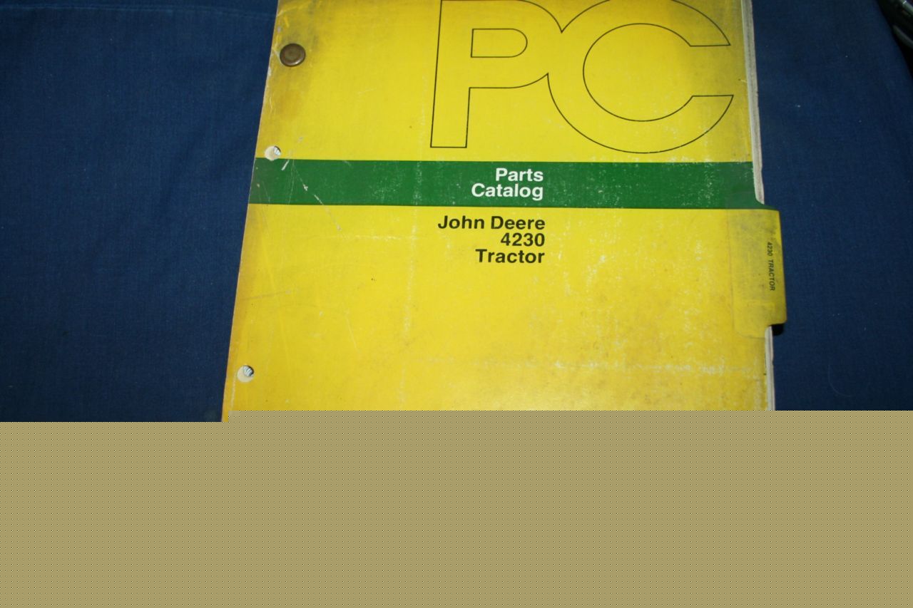 John deere 4230 tractor parts catalog pc-1294