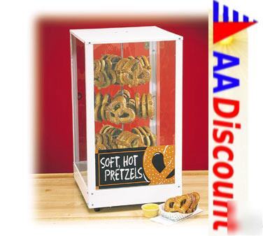 New nemco revolving heated pretzel display case 6403