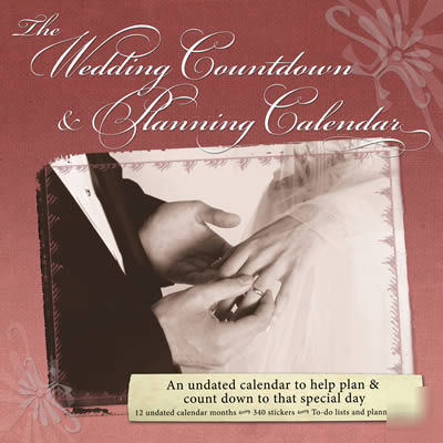 New : sealed ~ the wedding countdown & planning calendar