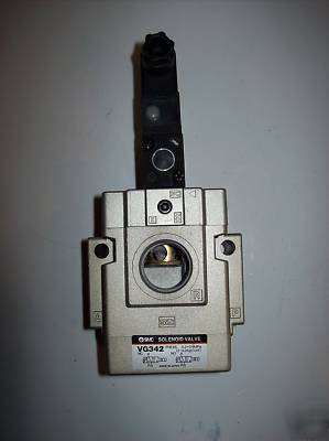 Smc VG342-5DZ-06A solenoid valve, pilot poppet