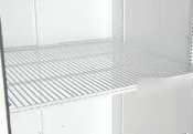 True white wire shelf w/shelf clips for gdm-23 and