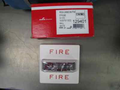 Wheelock rss-24MCW-fr strobe appliance white-fire alarm