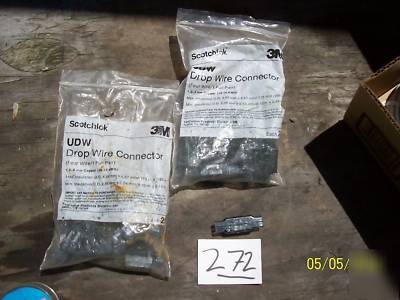 #272 scotchlok uwd drop wire connector 32 pcs