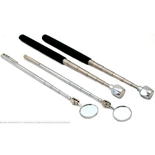 4 magnetic 15LB pick up tool mirror inspection tools