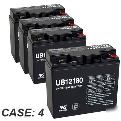 4 x 12V 18AH sla sealed lead acid agm battery universal