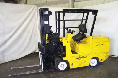 #9346 - drexel sl-44-3-ess swing mast electric forklift
