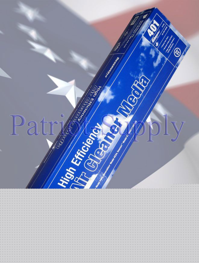 Aprilaire 401 case of 6 media filter for model 2400 (g)