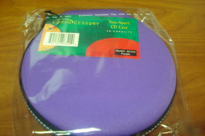 Compucessory neo-sport cd case 24-capacity purpler