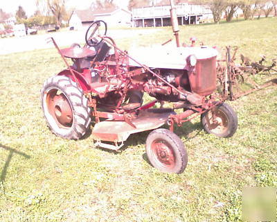 Farmall cub 1949? all original with many attach & manua