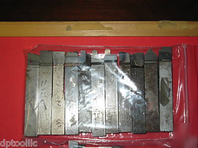 Lot/22 usa single point carbide brazed tools var/pk-4