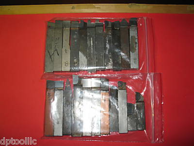 Lot/22 usa single point carbide brazed tools var/pk-4