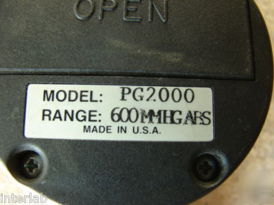 PG2000 digital pressure gauge 600 mmhg abs