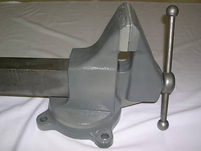 Reed bench vise 77 lb hi-profile (reworked & paint) usa