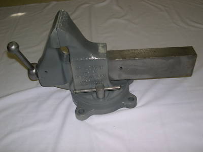 Reed bench vise 77 lb hi-profile (reworked & paint) usa