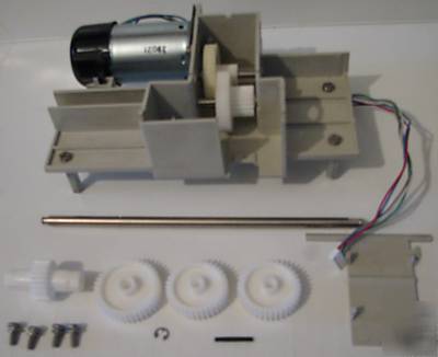 Small d.c. servo motors with encoder and gear box
