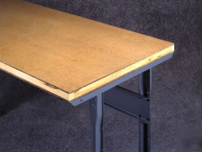 Wise workbench adjustable leg wood top 72