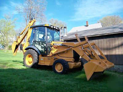 2001 case 580 m extendahoe 4X4 backhoe - cold a/c