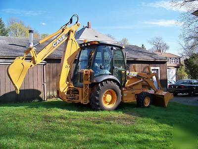 2001 case 580 m extendahoe 4X4 backhoe - cold a/c