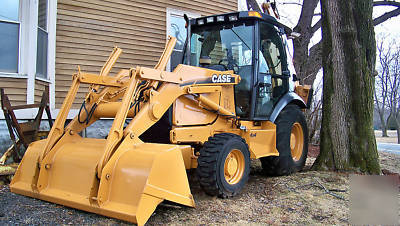 2001 case 580 m extendahoe 4X4 backhoe - cold a/c