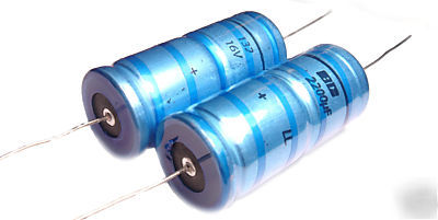 Bc components 132 axial lead capacitors 2,200UF / 16V 