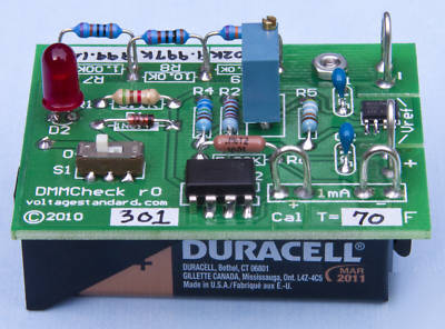 Dmm dvm tester checker calibrator voltage reference