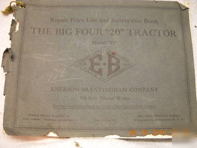 Emarson brantlingham antique tractor & equipment manual