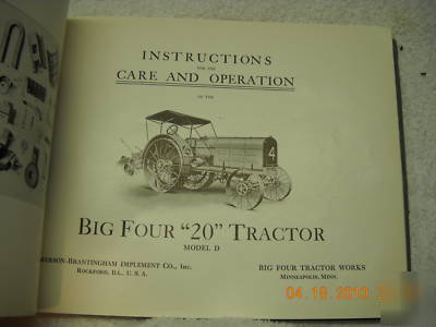 Emarson brantlingham antique tractor & equipment manual