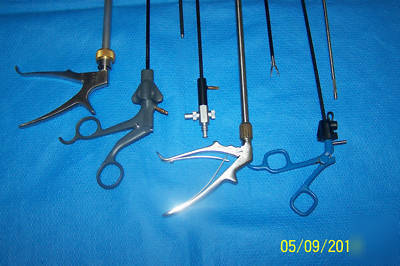 Endoscopy laparoscopy instruments lot of 8 pcs.