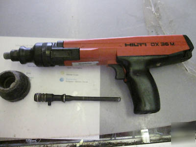 Hilti DX36M powder nailer w/ extras 