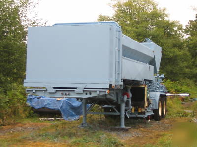 Mobile concrete batch plant