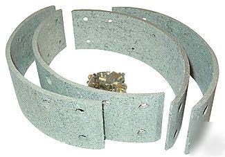 New brake lining kit for john deere brass rivets AR604R