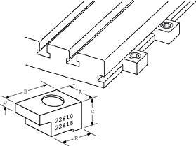 Nw mitee-bite mounting clamp large/ single 22810