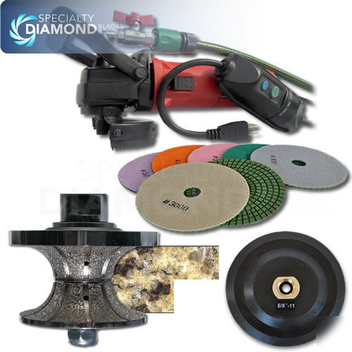 Profile router wheel diamond granite edge machine