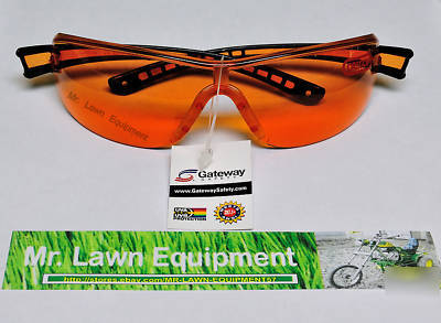 Oregon saftey glasses w/orange lens and frame