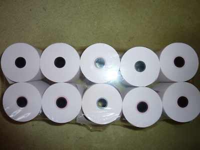 Pack of 10 paper till rolls 44 x 70