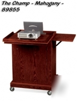 Presentation cart - champ - mahogany