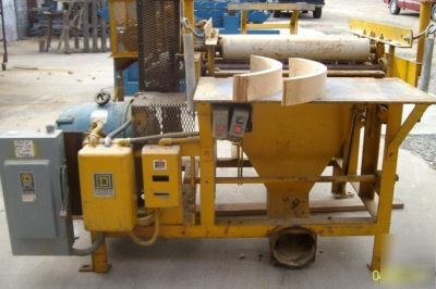 Roll feed curve plywood gang saw