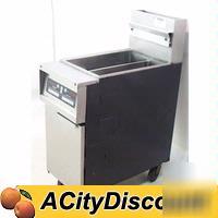 Used frymaster splitpot gas deep fat chicken food fryer